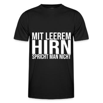 Lustige Sprüche Beleidigungen Sarkasmus - Männer Funktions-T-Shirt - Schwarz - Vorne - AI Model Male 178 dark (178cm)