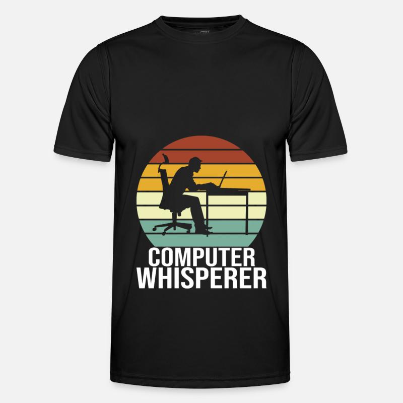Programmierer Informatiker Informatik - Männer Funktions-T-Shirt - Schwarz