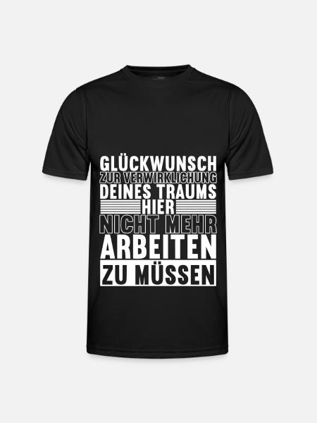Abschiedsgeschenk Kollegen Jobwechsel - Männer Funktions-T-Shirt - Schwarz