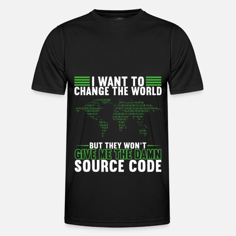 Programmeur Informaticien Programmation - T-shirt sport Homme - noir