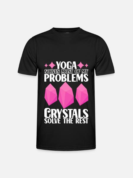 Yoga Yogi Relax - Men's Functional T-Shirt - black