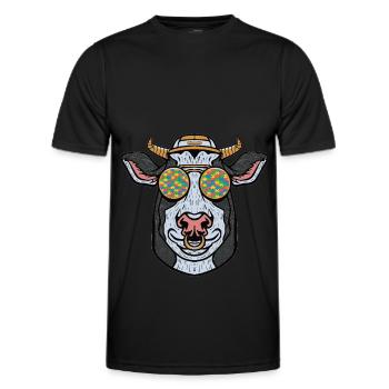 Autistic Autism Autistic - Men's Functional T-Shirt - black - Front - AI Model Male 178 dark (178cm)
