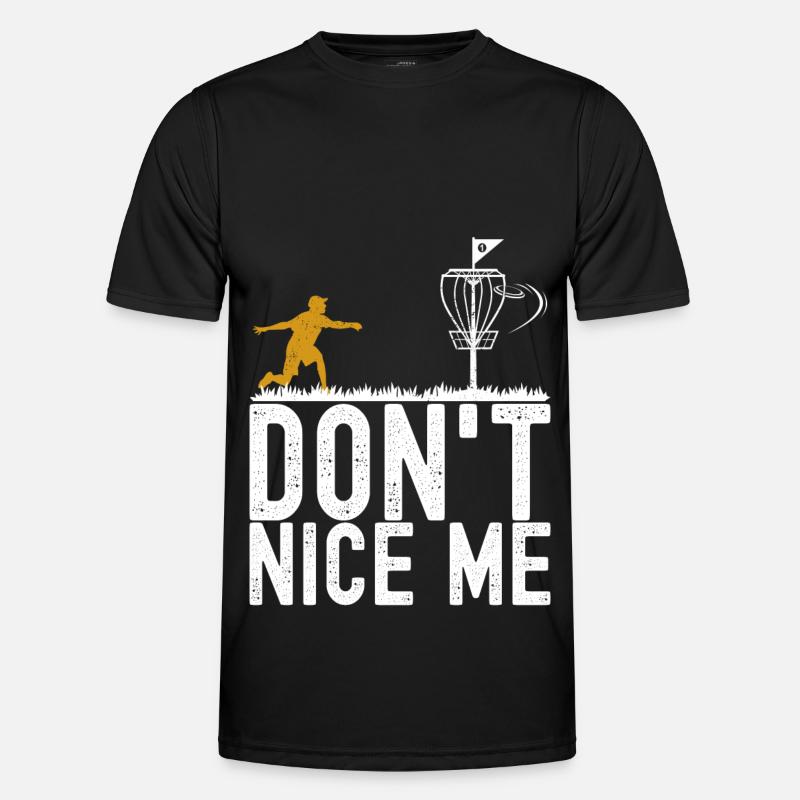 Disc Golf Disc Golfer - Men's Functional T-Shirt - black