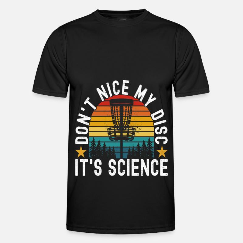 Disc Golf Disc Golfer - Männer Funktions-T-Shirt - Schwarz