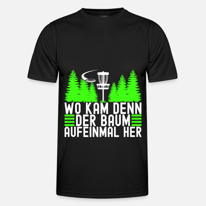 Disc Golf Disc Golfer - Männer Funktions-T-Shirt - Schwarz
