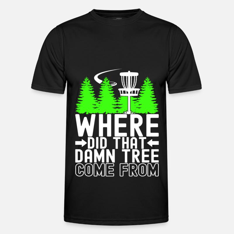 Disc Golf Disc Golfer - Männer Funktions-T-Shirt - Schwarz