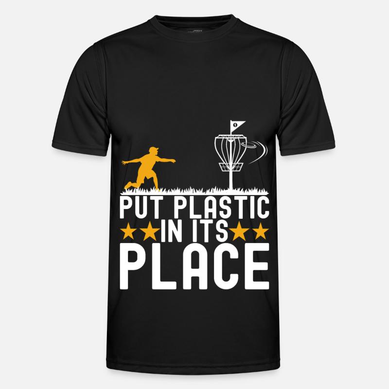 Disc Golf Disc Golfer - Männer Funktions-T-Shirt - Schwarz