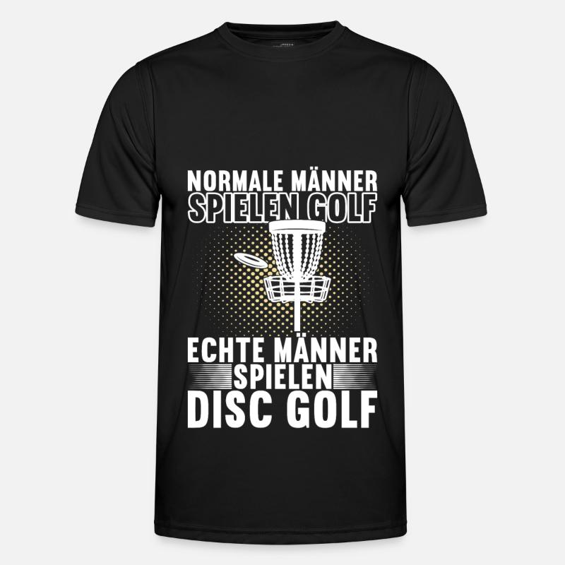 Disc Golf Disc Golfer - Männer Funktions-T-Shirt - Schwarz