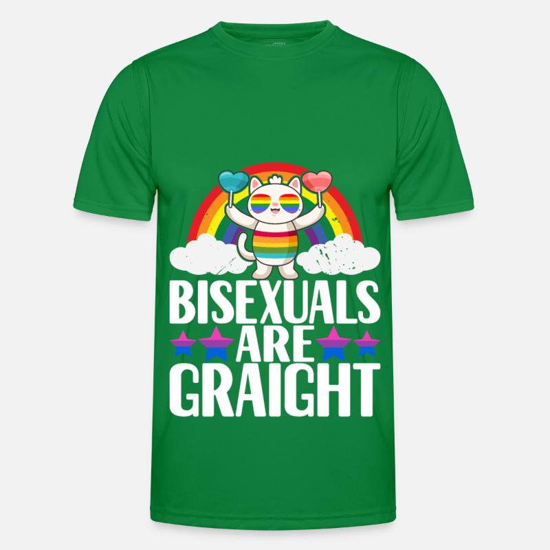 LGBTQ Bisexuell Männer Funktions-T-Shirt