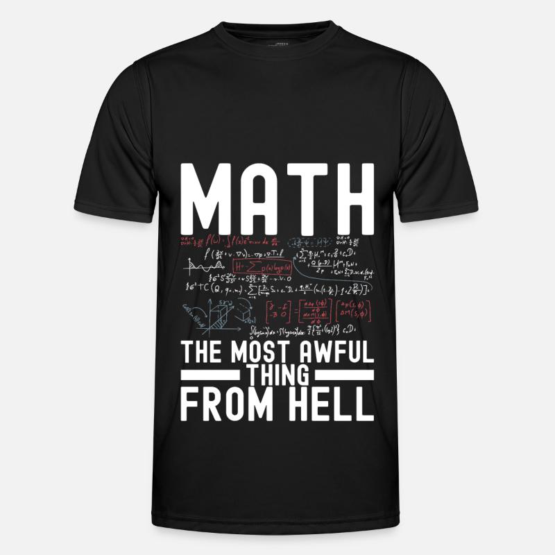 Math Teacher Mathematics - Men's Functional T-Shirt - black