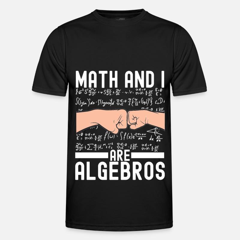 Math Teacher Mathematics - Men's Functional T-Shirt - black