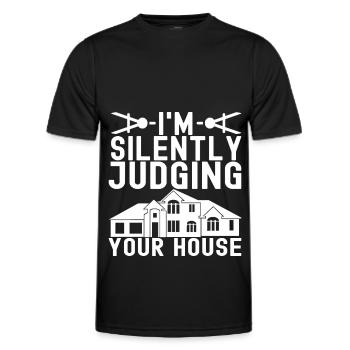 Architekt Architektur - Männer Funktions-T-Shirt - Schwarz - Vorne - AI Model Male 178 dark (178cm)
