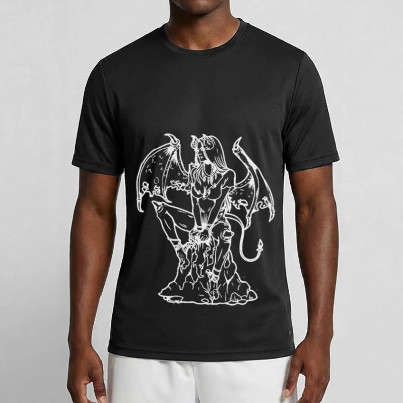 Demon Satan Devil Devil Hell Devil Woman Dark Men's Functional T-Shirt
