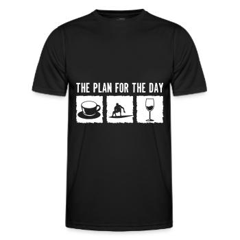 Surf Surf Planche de surf Surf Surf Surf - T-shirt sport Homme - noir - Devant - AI Model Male 178 dark (178cm)