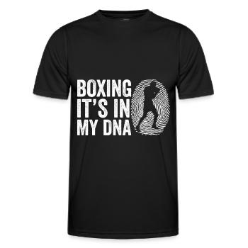 Boxen Boxer Boxhandschuhe Boxkampf Geschenk - Männer Funktions-T-Shirt - Schwarz - Vorne - AI Model Male 178 dark (178cm)