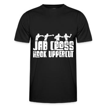 Boxen Boxer Boxhandschuhe Boxkampf Geschenk - Männer Funktions-T-Shirt - Schwarz - Vorne - AI Model Male 178 dark (178cm)