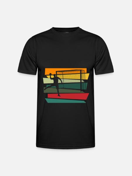 Handball Handballer Handballspieler Trainer - Männer Funktions-T-Shirt - Schwarz