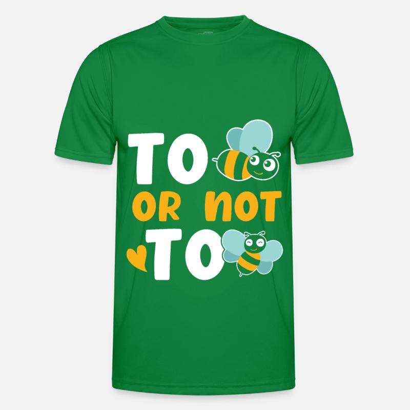 Biene oder nicht Biene Männer Funktions-T-Shirt