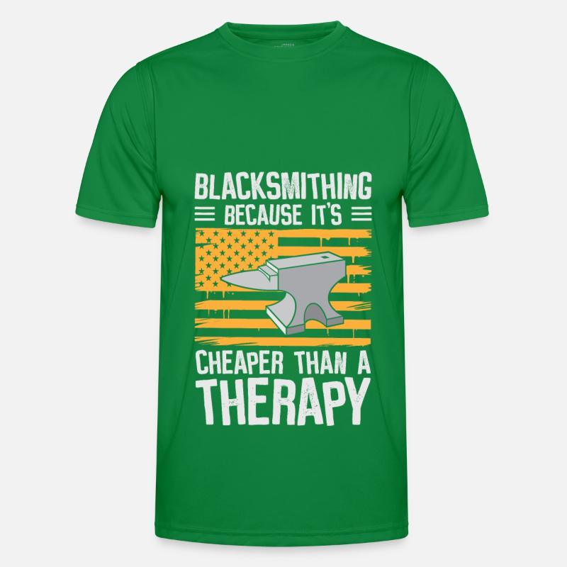 Forgeron Maréchal-ferrant Enclume Fer Forgé T-shirt sport Homme