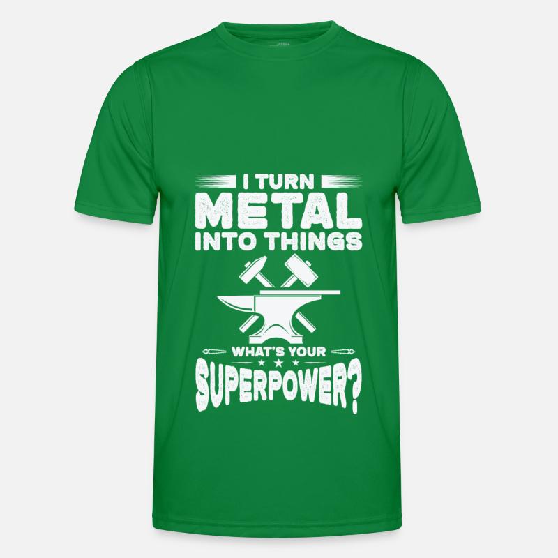 Forgeron Maréchal-ferrant Enclume Fer Forgé T-shirt sport Homme