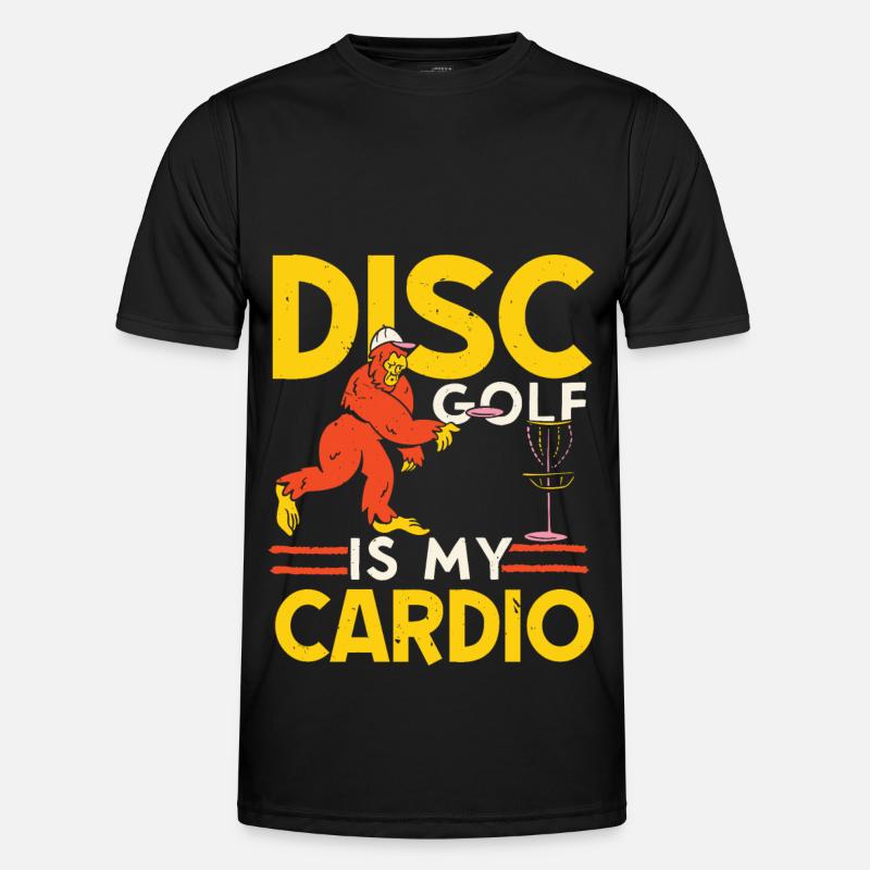 Scheibengolf ist mein Kardiotraining Freizeit-Werf Männer Funktions-T-Shirt