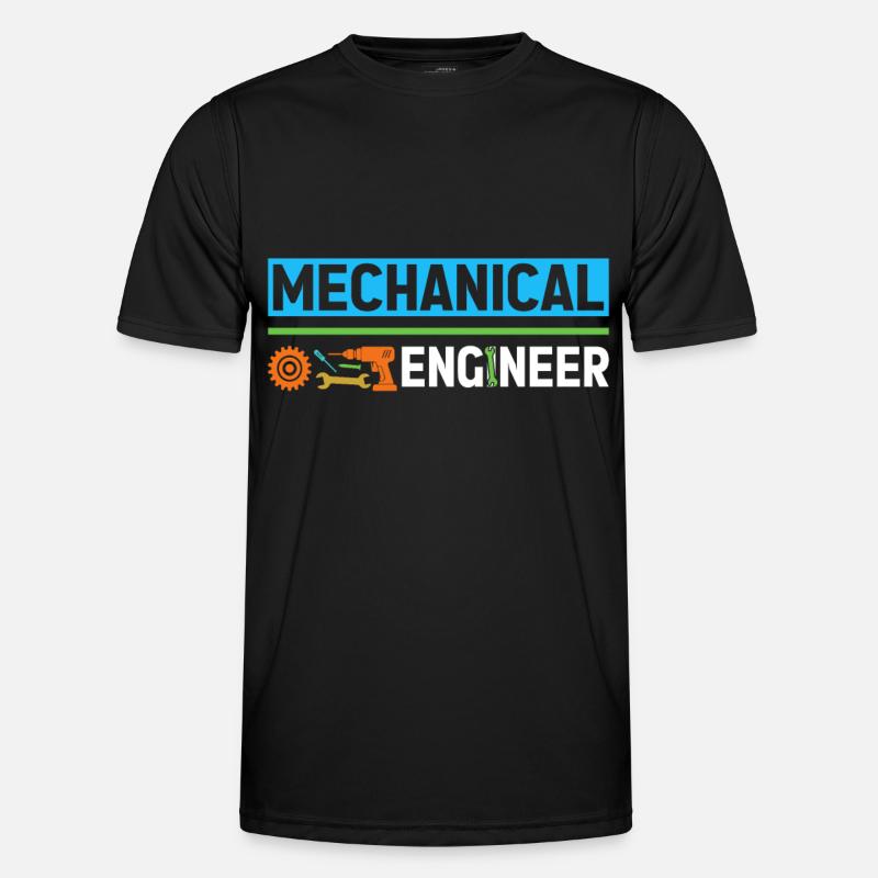 Mechanics Engineer Mechanical Engineering - Men's Functional T-Shirt - black