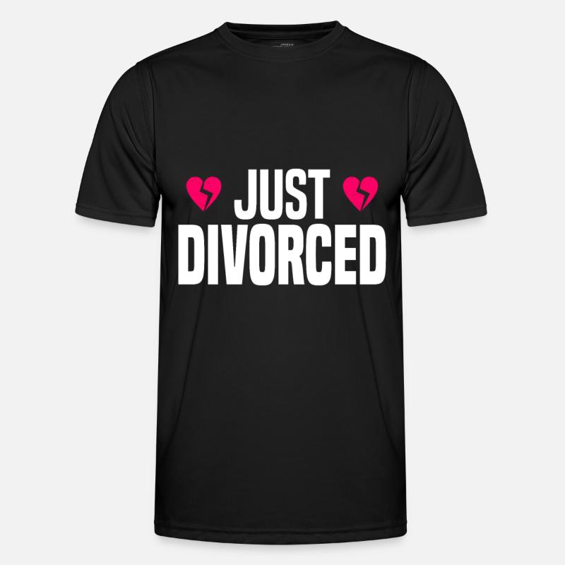 Scheidung Trennung Ehe Ex Scheidungsparty - Männer Funktions-T-Shirt - Schwarz