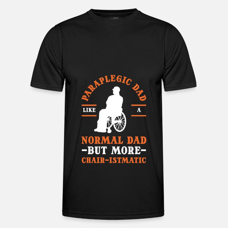 Amputierter Amputation Regierung körperlich - Männer Funktions-T-Shirt - Schwarz