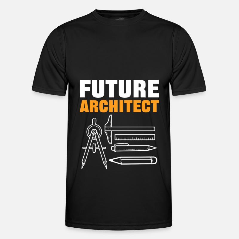 Future Architect Architecture Student - Men's Functional T-Shirt - black