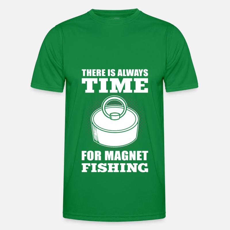 Magnet Pêche Pêcheur Chasseurs de trésors Grappin Gripling Hook Grippe T-shirt sport Homme