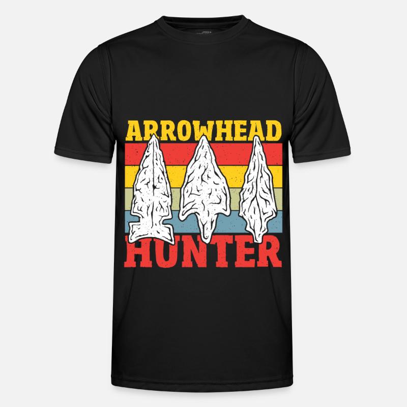Pfeilspitzenjagd Pfeilspitzen-Jagd Pfeilspitzen-Sa - Männer Funktions-T-Shirt - Schwarz