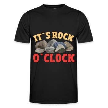 Geologie Steine Fossil Forschung - Männer Funktions-T-Shirt - Schwarz - Vorne - AI Model Male 178 dark (178cm)