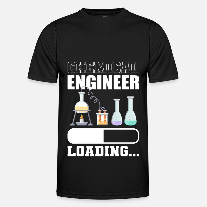 Future Chemical Engineer Loading Chemist - Men's Functional T-Shirt - black