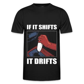 Driftende Driften Autorennen Drift Rennwagen - Männer Funktions-T-Shirt - Schwarz - Vorne - AI Model Male 178 dark (178cm)