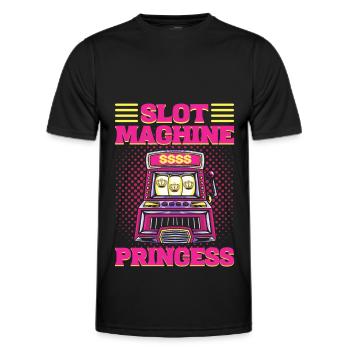 Machine à sous Machines à sous Machine à sous Machine à sous - T-shirt sport Homme - noir - Devant - AI Model Male 178 dark (178cm)