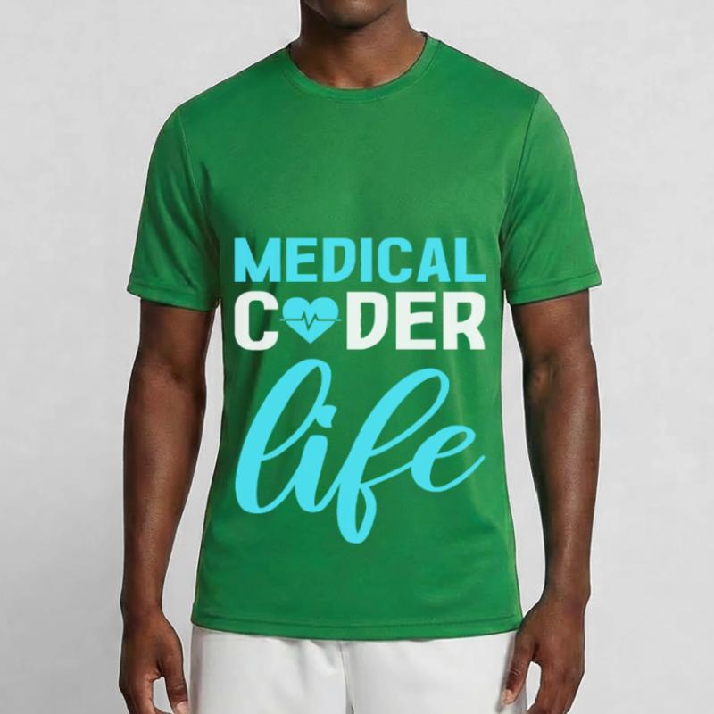 Medical Coder Life Clinical Coder Medical Coding Männer Funktions-T-Shirt