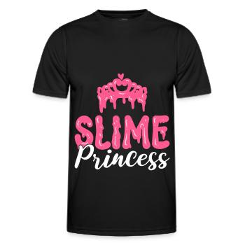 Schleim-Prinzessin - Männer Funktions-T-Shirt - Schwarz - Vorne - AI Model Male 178 dark (178cm)