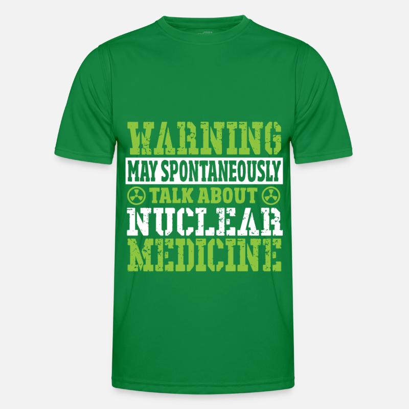 Warning May Spontaneously Talk bout Nuclear Men's Functional T-Shirt