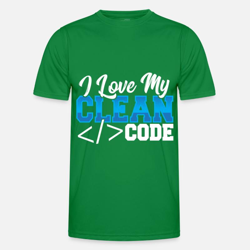 Programmation J’aime mon code propre T-shirt sport Homme