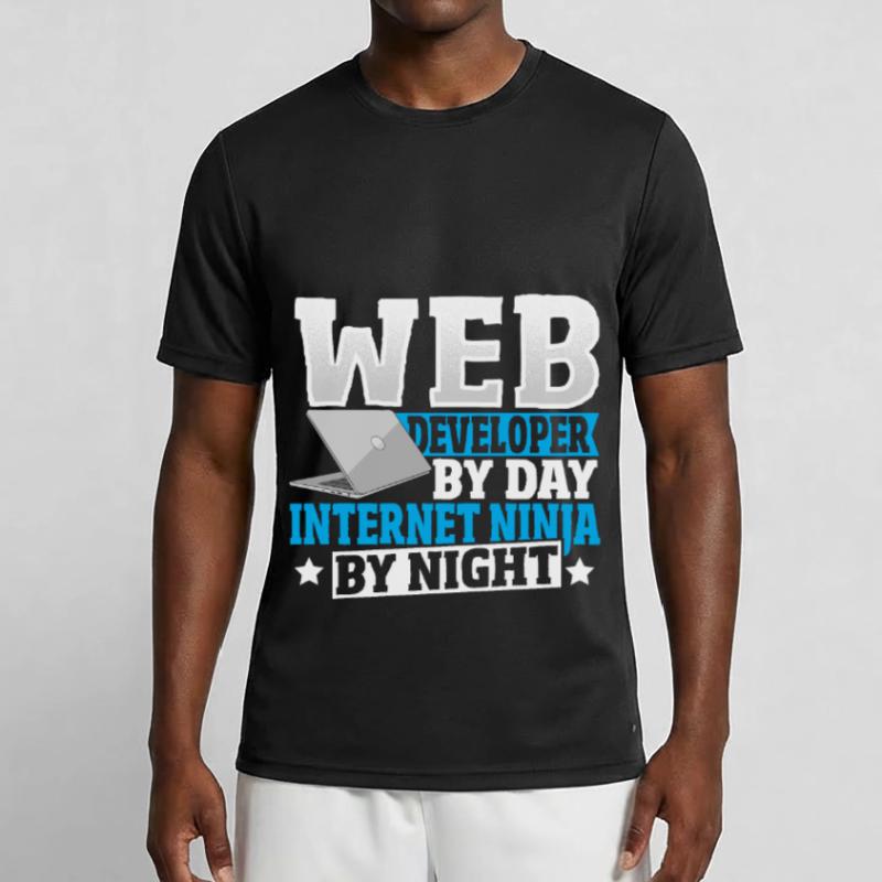 Web Developer By Day Internet Ninja By Night Men's Functional T-Shirt