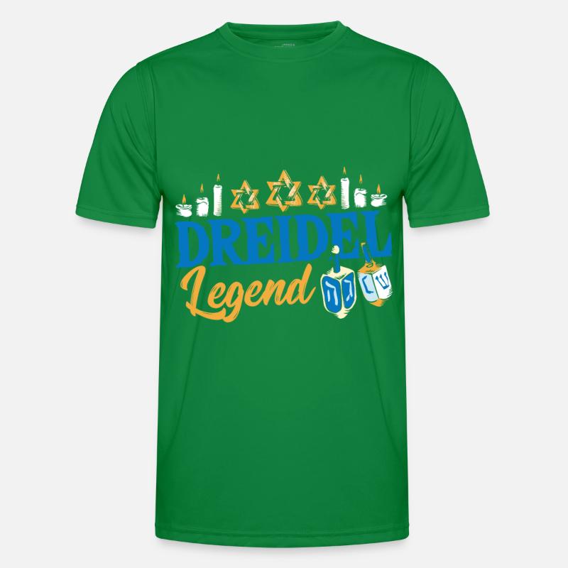 Dreidel Hanoukka Articles juifs de Hanoukka T-shirt sport Homme