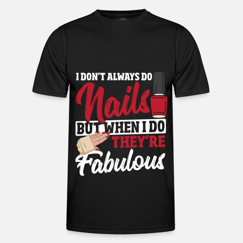 Nageldesignerin Acryl Nails Nagelstudio - Männer Funktions-T-Shirt - Schwarz