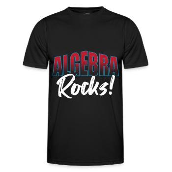 Algebra-Liebhaber Mathematiker Algebra-Lehrer - Männer Funktions-T-Shirt - Schwarz - Vorne - AI Model Male 178 dark (178cm)