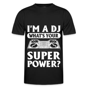 Beatmaker House Music Dj Relax the DJ Is Here - Männer Funktions-T-Shirt - Schwarz - Vorne - AI Model Male 178 dark (178cm)
