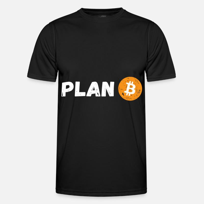PLAN B - Männer Funktions-T-Shirt - Schwarz