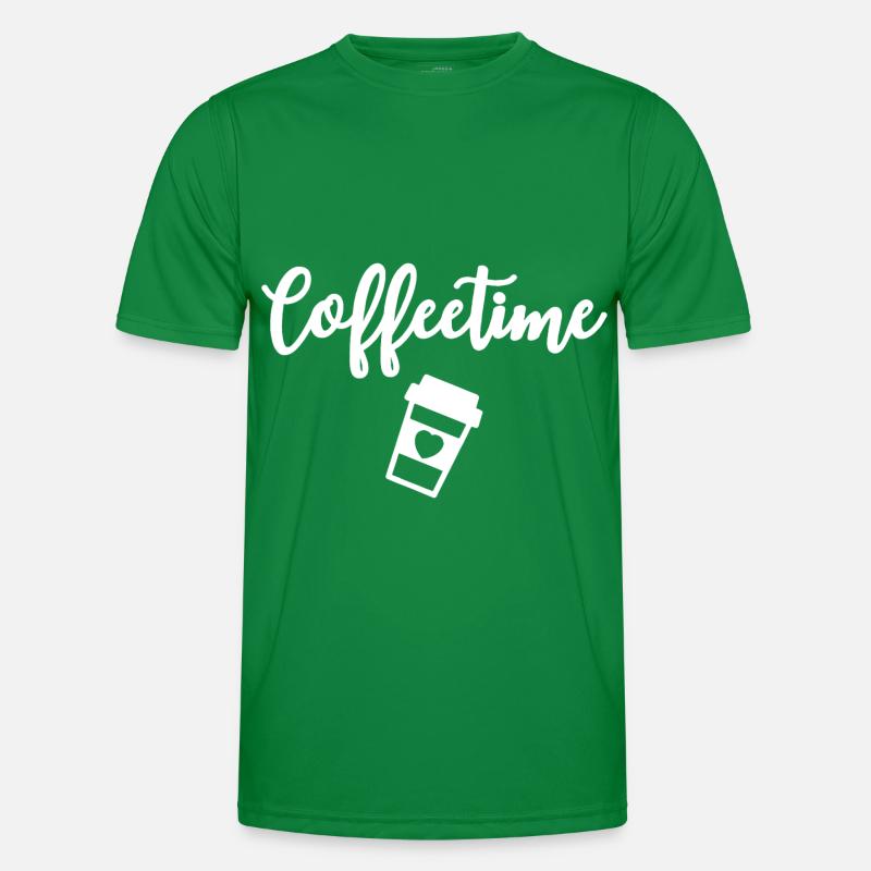 Coffeetime Coffee Drinker Men's Functional T-Shirt