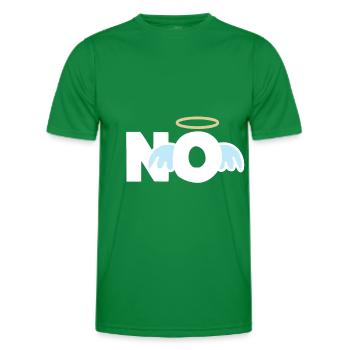 PAS d’humour amusant innocent - T-shirt sport Homme - vert - Devant - AI Model Male 178 dark (178cm)