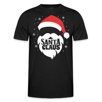 Joyeux Père Noël Costume Joyeux Noël - T-shirt sport Homme - noir - Devant - AI Model Male 178 dark (178cm)
