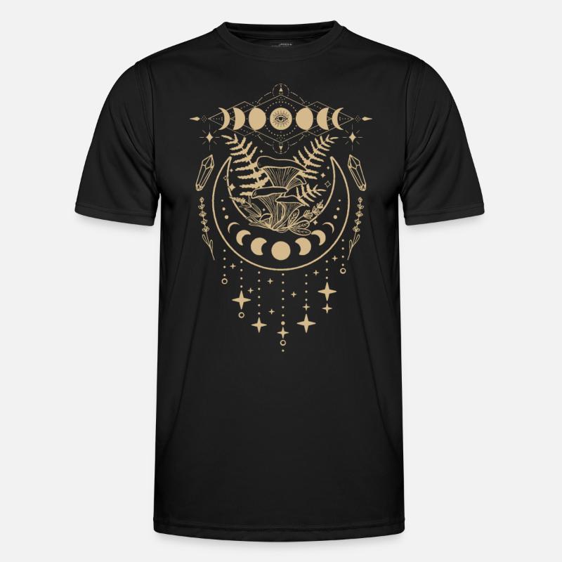 Boho Pilze & Minimalismus Goblincore Aesthetic Männer Funktions-T-Shirt