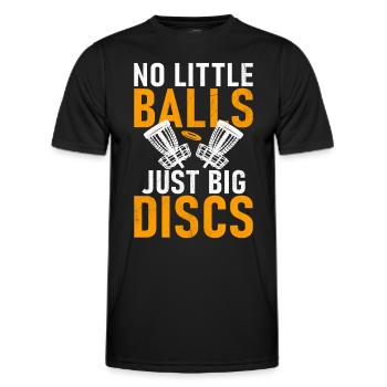 Lustiges Disc Golf & Ultimate Frisbee Spieler - Männer Funktions-T-Shirt - Schwarz - Vorne - AI Model Male 178 dark (178cm)